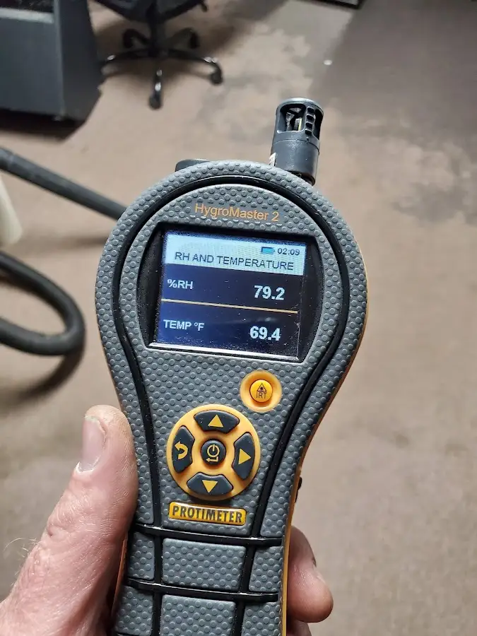 Moisture meter humidity assessment for Fire & Smoke Damage Restoration in Timberlane